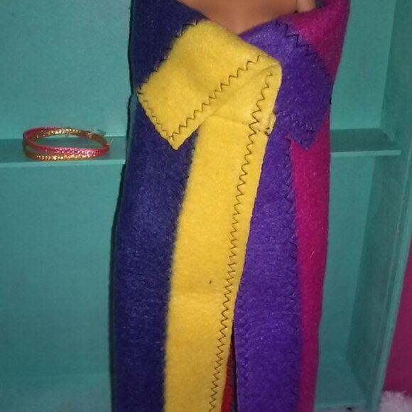 Dotw South Africa Barbie Fashion Cape & necklace Y2K - Picture 4 of 8